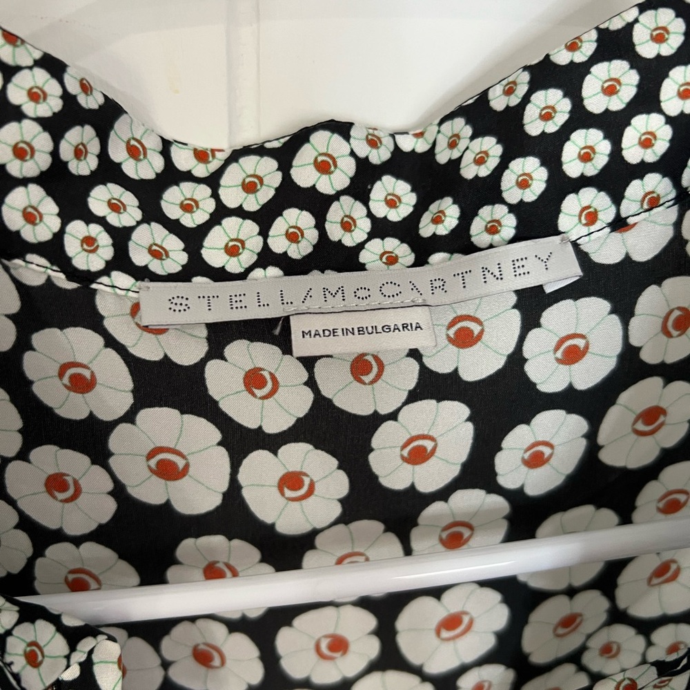 Stella McCartney Black and White Floral Dress - Picture 2 of 2